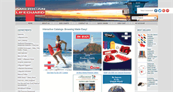 Desktop Screenshot of americanlifeguard.net